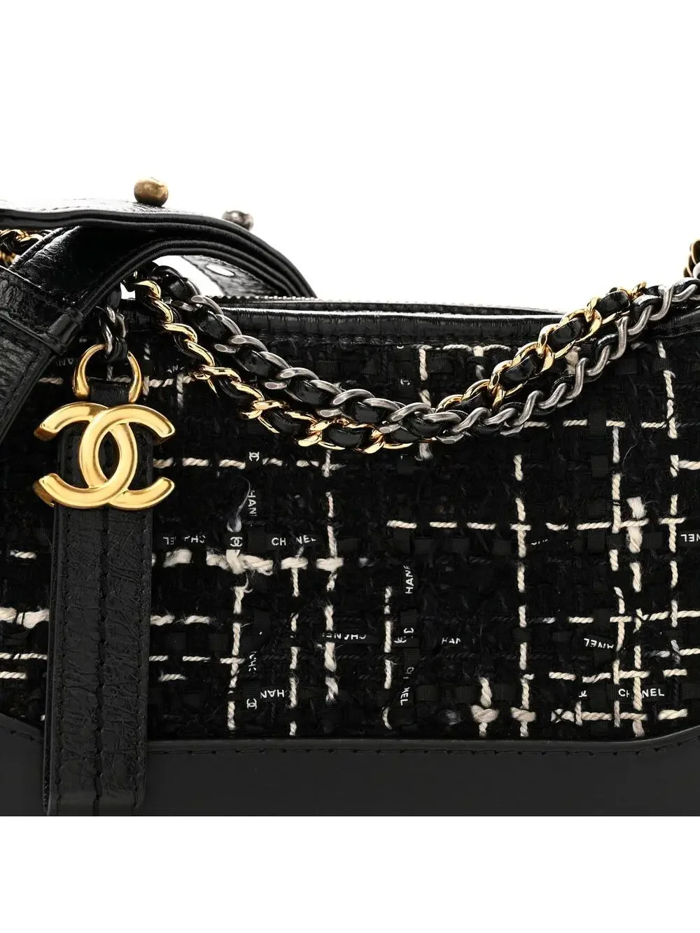Chanel Tweed Calfskin Small Gabrielle #323587C19B